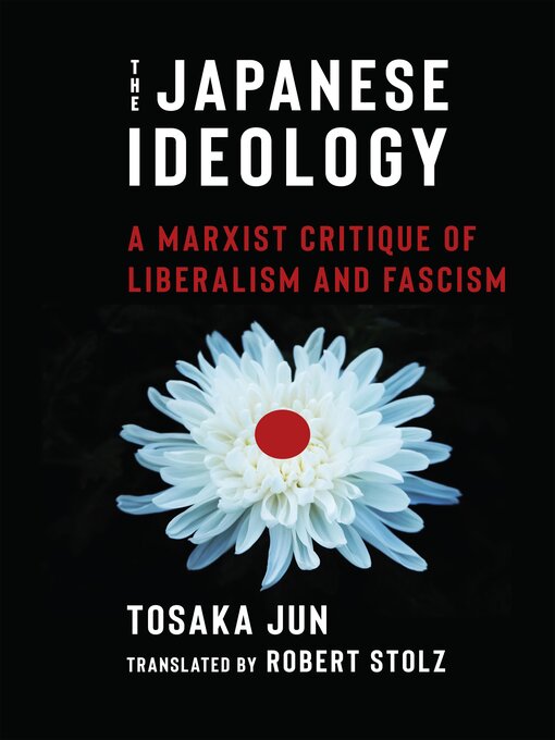 Title details for The Japanese Ideology by Jun Tosaka - Wait list